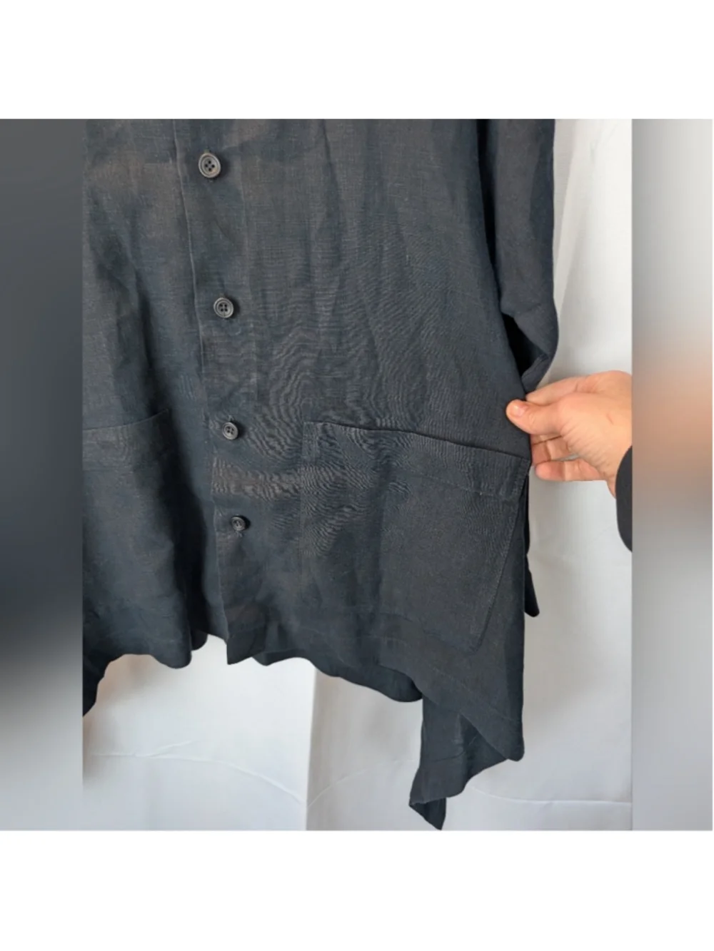 eskandar linen charcoal